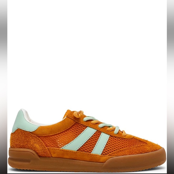Steve Madden Orange and Mint Sneakers - Picture 2 of 4
